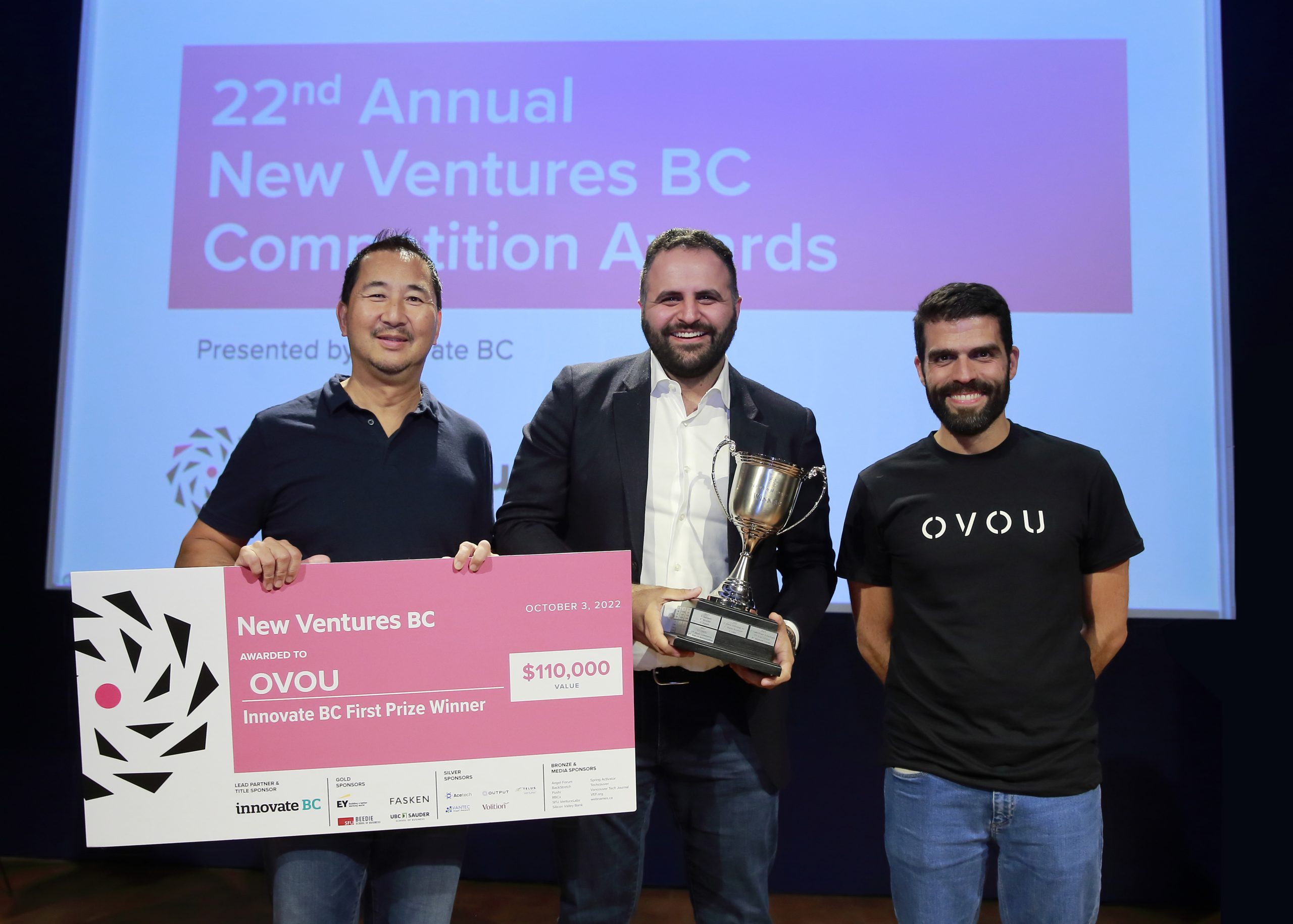 OVOU Wins 22nd Annual New Ventures BC Competition