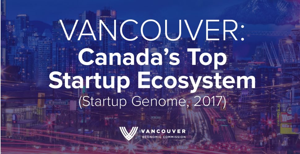 Vancouver named Canada’s top startup ecosystem!